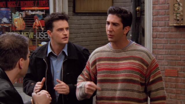 Эпизод с двумя хулиганами - 21 серия, 2 сезона, сериала Друзья (1994)