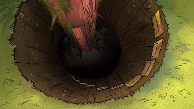 В бункер - 2 серия, 2 сезона, сериала Гравити Фолз (2012)