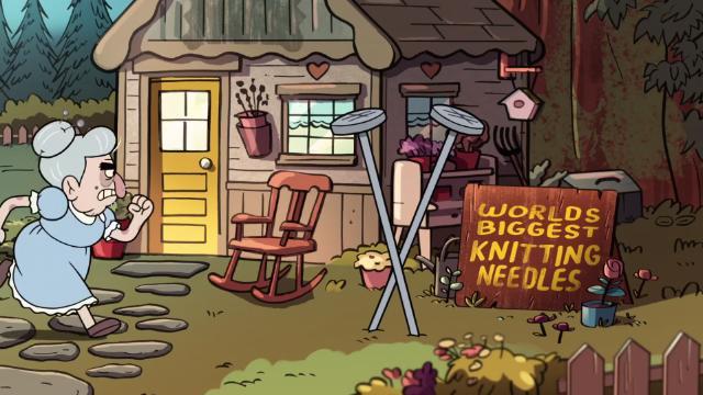 Придорожное развлечение - 16 серия, 2 сезона, сериала Гравити Фолз (2012)