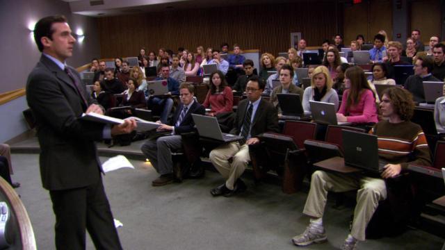 Business School - 17 серия, 3 сезона, сериала Офис (2005)